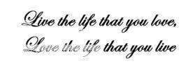 live life