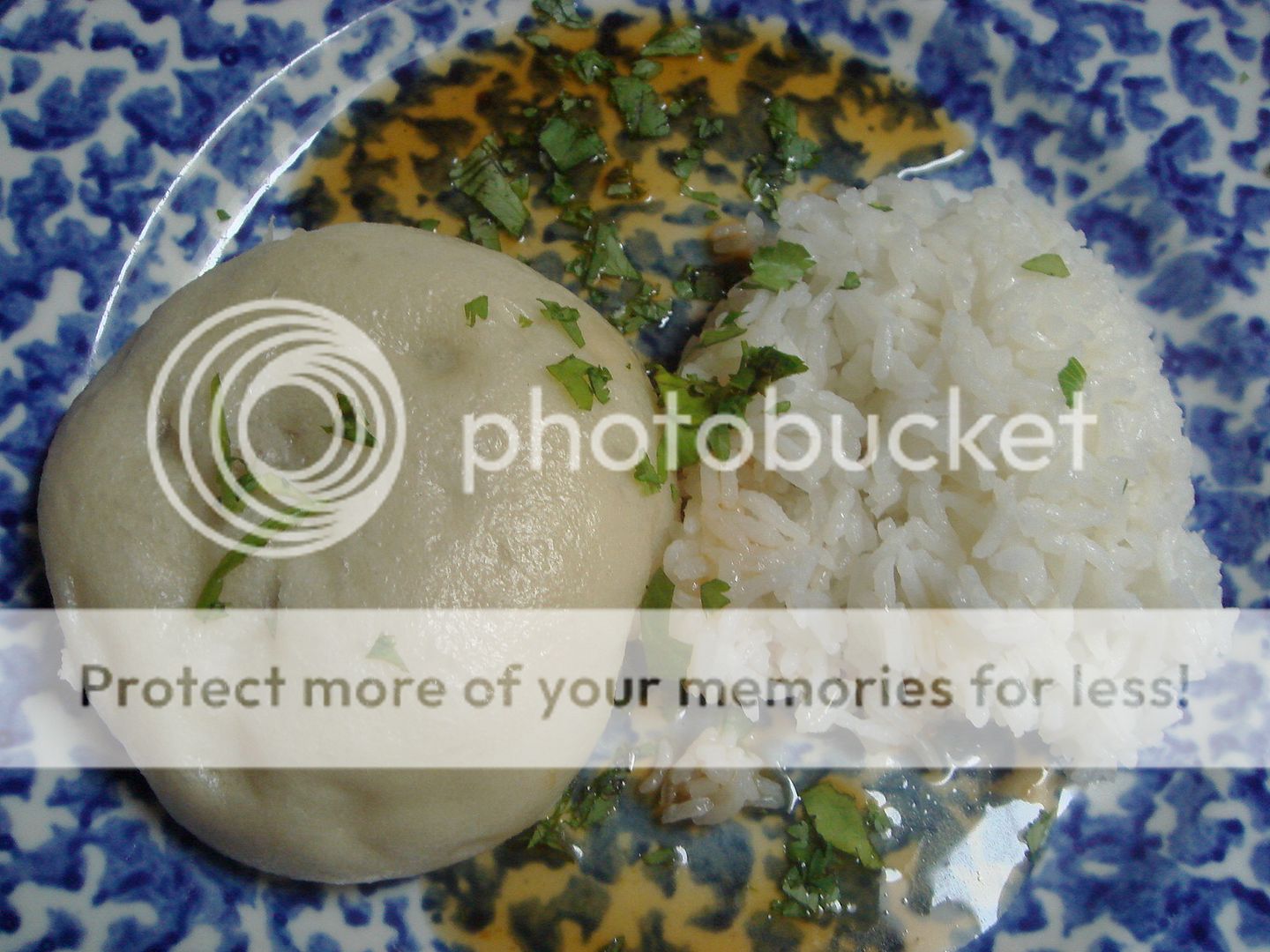 steamed bun with jasmine rice